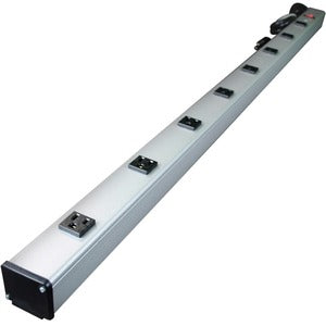 Wiremold Plug-In Outlet Center Unit / 120V/15A/48" Long/8 O/L /Lighted Switch/15' Cord - PEGASUSS 