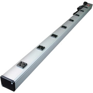 Wiremold Plug-In Outlet Center Unit / 120V/15A/48" Long/8 O/L /Lighted Switch/6' Cord - PEGASUSS 