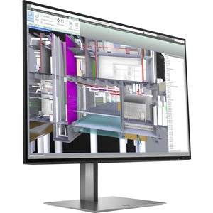 HP Z24u G3 24" Class WUXGA LCD Monitor - 16:10 - Turbo Silver - PEGASUSS 