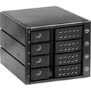 iStarUSA BPN-DE340P Drive Enclosure for 5.25" 12Gb/s SAS, SATA/600 Internal - Black - PEGASUSS 
