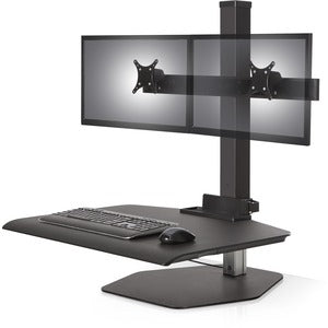 Hat Design Works Taa Dual Sit Stand Workstation. Freestanding Fits Anywhere On Your Desk Supports - PEGASUSS 