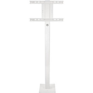 SunBriteTV Mounting Pole for Flat Panel Display, Digital Signage Display - White