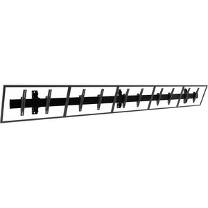 Chief Fusion Large 5x1 Menu Board Wall Mount - For Displays 40-55" - Black - PEGASUSS 