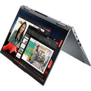Lenovo ThinkPad X1 Yoga Gen 8 21HRS2SM00 14" Touchscreen Convertible 2 in 1 Notebook - WUXGA - Intel Core i7 13th Gen i7-1355U - Intel Evo Platform - 16 GB - 256 GB SSD - English Keyboard - Storm Gray - PEGASUSS 