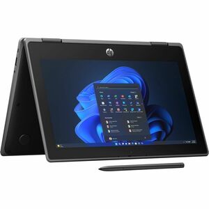 HP Pro x360 Fortis G11 11.6" Touchscreen Convertible 2 in 1 Notebook - HD - Intel N-Series N100 - 4 GB - 128 GB Flash Memory - Jack Black - PEGASUSS 