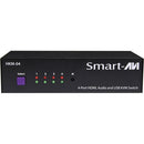 SmartAVI 4-Port HDMI, USB and Audio KVM Switch - PEGASUSS 