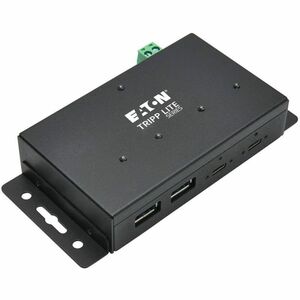 Eaton Tripp Lite Series Industrial 4-Port USB-C Hub - USB 3.x Gen 2 (10Gbps), 2x USB-A & 2x USB-C Ports, 15 kV ESD Immunity, TAA - PEGASUSS 