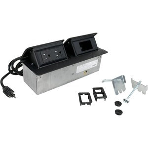 Wiremold Cord Ended deQuorum Dual Flip-Up Unit - PEGASUSS 