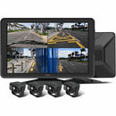 GekoGear Orbit T100 4 Channel 1080P Dash Cam For Trucks With a 10.1" IPS Screen - PEGASUSS 