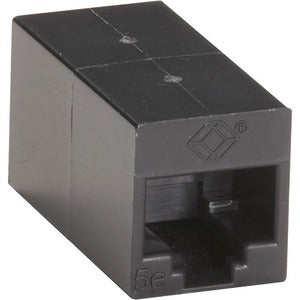 Black Box Cat.5e Unshielded Straight-Pin Coupler - Black, 10-Pack - PEGASUSS 