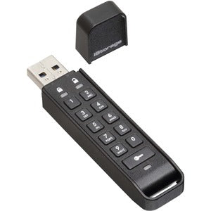 iStorage datAshur Personal2 8 GB | Secure Flash Drive | Password protected | Portable | Military Grade Hardware Encryption | USB 3.0 | IS-FL-DAP3-B-8 - PEGASUSS 