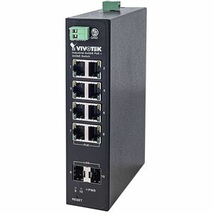 Vivotek Industrial 8xGE PoE + 2xGE SFP Switch - PEGASUSS 