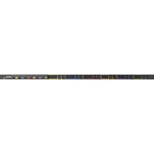 Eaton Basic rack PDU, 0U, 309-460P9 input, 17.3 kW max, 200-240V, 45A, 6 ft cord, Three-phase, Outlets: (21) C13 Outlet grip, (12) C19 Outlet grip - PEGASUSS 