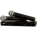 Shure BLX288/PG58 Wireless Dual Vocal System with two PG58 Handheld Transmitters - PEGASUSS 