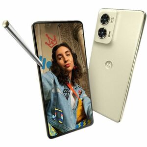 Motorola Mobility moto g stylus 5g (2024) 256 GB Smartphone - 6.7" P-OLED Full HD Plus 2400 x 1080 - Octa-core (Cortex A78Quad-core (4 Core) 2.20 GHz + Cortex A55 Quad-core (4 Core) 1.80 GHz - 8 GB RAM - Android 14 - 5G - Caramel Latte - PEGASUSS 