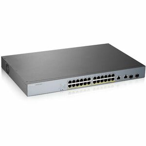 ZYXEL 24-port GbE Smart Managed PoE Switch with GbE Uplink