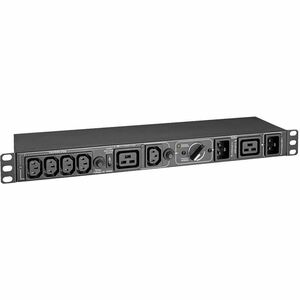 Eaton Tripp Lite Series 200-250V 16A Single-Phase Hot-Swap PDU with Manual Bypass - 5 C13 and 1 C19 Outlets, 2 C20 Inlets, 1U Rack/Wall - PEGASUSS 