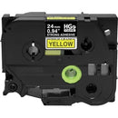 Brother HGES6515PK Black on Yellow Extra-Strength Adhesive Label Tape - PEGASUSS 