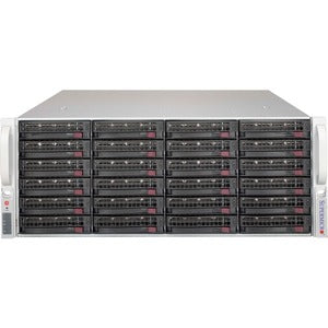 Supermicro SuperChassis 846BE1C-R1K03JBOD Drive Enclosure - 4U Rack-mountable - Black - PEGASUSS 