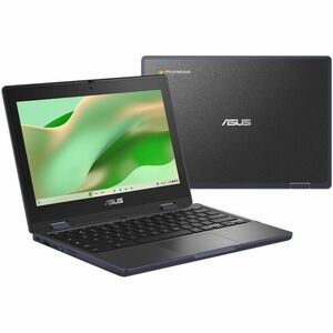 Asus Chromebook CR11 Flip CR1104F CR1104FGA-YZ42T 11.6" Touchscreen Rugged Convertible 2 in 1 Chromebook - HD - Intel N-Series N100 - 4 GB - 32 GB Flash Memory - Mineral Gray - PEGASUSS 