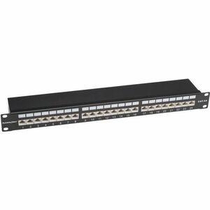 Platinum Tools 24 Port Cat6A Shielded Patch Panel - PEGASUSS 