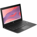HP Fortis G10 11.6" Touchscreen Chromebook - HD - Intel N-Series N100 - 4 GB - 32 GB Flash Memory - English Keyboard - Jack Black - PEGASUSS 
