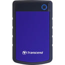 Transcend StoreJet TS2TSJ25H3B 2 TB Portable Rugged Hard Drive - 2.5" External - SATA - Blue - PEGASUSS 