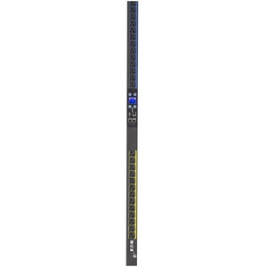 Eaton Metered Input rack PDU, 0U, L21-30P input, 8.64 kW max, 120/208V, 24A, 10 ft cord, Three-phase, Outlets: (24) 5-20R - PEGASUSS 