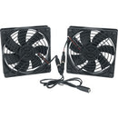 Middle Atlantic DC Fan Kit, 138 CFM, 4-1/2 - 2 Pack - PEGASUSS 