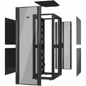 APC NetShelter SX, Server Rack Enclosure, 42U, without Doors, Black, 1991H x 600W x 1070D mm [TAA] - PEGASUSS 