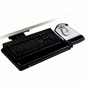 3M Adjustable Keyboard Tray with Adjustable Keyboard and Mouse Platform - PEGASUSS 