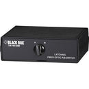 Black Box Fiber Optic A/B Desktop Switch - Latching with SC Single-Mode Connectors - PEGASUSS 