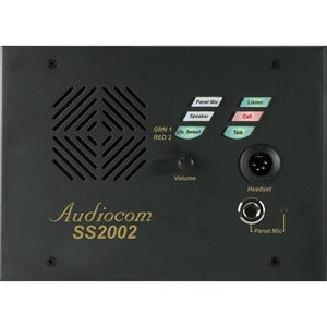 RTS SS-2002 P Box Dual-Channel Desktop Speaker Station with P Box Enclosure - PEGASUSS 