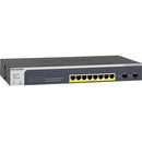 Netgear ProSAFE 8-Port PoE+ Gigabit Smart Managed Switch with 2 SFP Ports (GS510TPP) - PEGASUSS 
