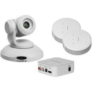 Vaddio ConferenceSHOT AV Conference Camera System - Includes PTZ Camera and Two TableMic Conferencing Microphone - White - PEGASUSS 