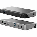 Alogic USB-C Dock triple display docking station with 100W power delivery, DP Alt Mode - PEGASUSS 
