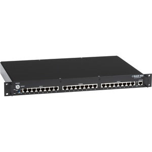 Black Box Rackmount Gang Switch - 19" , 1U, (8) RJ-45 A/B (All Pins), Network Manageable - PEGASUSS 