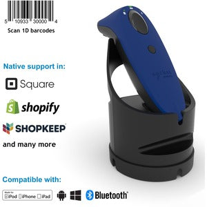 Socket Mobile SocketScan&reg; S700, Linear Barcode Scanner, Blue & Black Charging Dock - PEGASUSS 