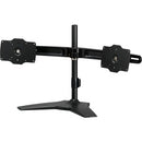Amer Mounts Stand Based Dual Monitor Mount for two 24"-32" LCD/LED Flat Panel Screens - PEGASUSS 
