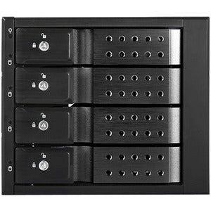 iStarUSA BPN-DE340MS Drive Enclosure for 5.25" - 12Gb/s SAS Host Interface Internal - Black