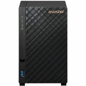Asustor Drivestor 2 Lite AS1102TL, 2 Bay NAS Enclosure Network Storage, 1.7GHz Quad Core, 1GbE Port, 1GB RAM DDR4, Network Attached Storage for Cloud Storage (Diskless) - PEGASUSS 