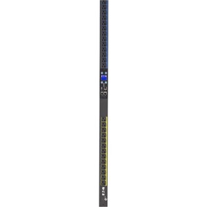 Eaton Metered Input rack PDU, 0U, L14-30P input, 5.76 kW max, 120/240V, 24A, 10 ft cord, Split-phase, Outlets: (24) 5-20R - PEGASUSS 