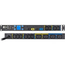 Eaton Metered Input rack PDU, 1U, L6-30P input, 10 ft cord, Single-phase, 200-240V, Outlets: (10) C13 Outlet Grip, (4) C19 Outlet Grip - PEGASUSS 