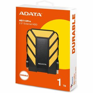 Adata HD710 Pro AHD710P-1TU31-CYL 1 TB Hard Drive - 2.5" External - Yellow - PEGASUSS 