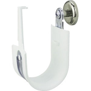Platinum Tools 2" Side Mount Magnet HPH J-Hook, White, Box of 10 - PEGASUSS 