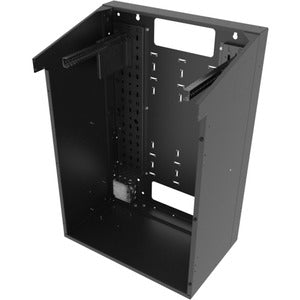 Middle Atlantic VWM Series Split Door Back Pan, 36" High, 16" Deep, Black Finish