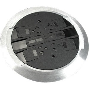 Wiremold RC4 Multi-Service Poke-Thru Finish Flange and Slide Holder Assembly - PEGASUSS 
