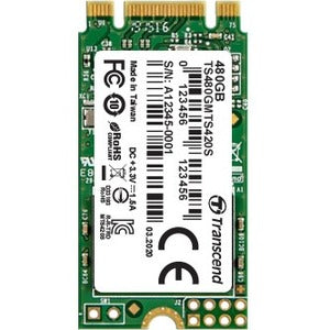 Transcend 420S 480 GB Solid State Drive - M.2 2242 Internal - SATA (SATA/600) - PEGASUSS 