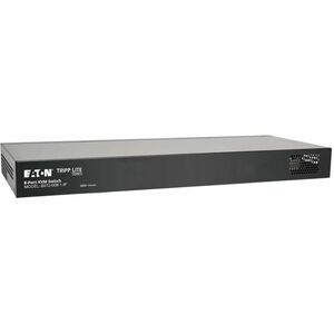 Eaton Tripp Lite Series NetCommander 8-Port Cat5 KVM over IP Switch - 1 Remote + 1 Local User, 1U Rack-Mount, TAA - PEGASUSS 