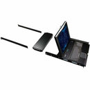Black Box KVM Tray With Keyboard, Touchpad, And LCD Monitor - PEGASUSS 